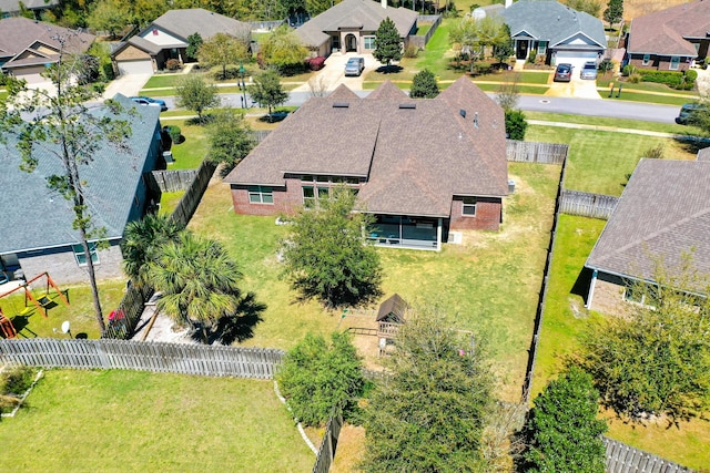 495 Brighton Cv, Freeport, FL 32439 - aerial perspective of suburban area