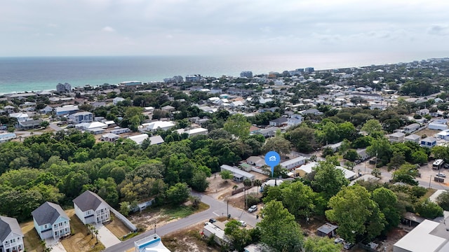 313 13th St, West Panama City Beach, FL 32413 - aerial view of residential area featuring a large body of water