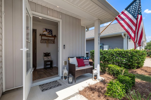595 Earl Godwin Rd, Freeport, FL 32439 - doorway to property with roof with shingles