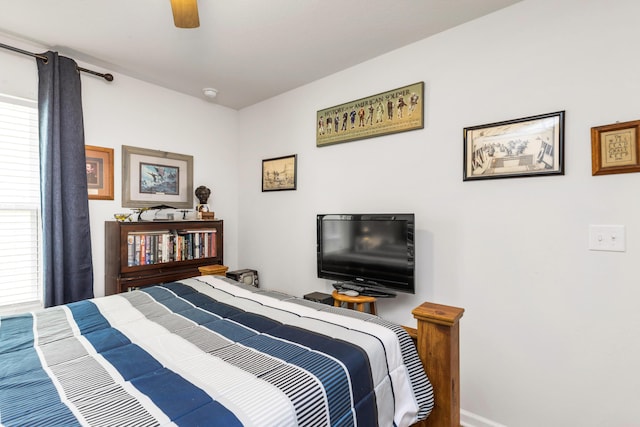 595 Earl Godwin Rd, Freeport, FL 32439 - bedroom with ceiling fan and baseboards