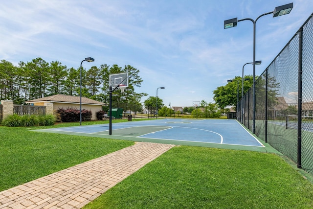 595 Earl Godwin Rd, Freeport, FL 32439 - view of basketball court with community basketball court