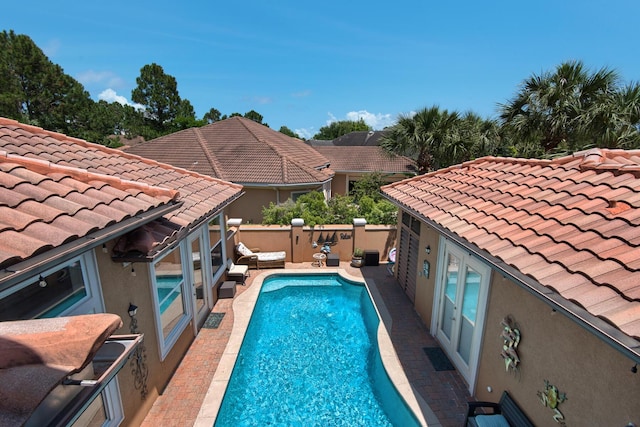 4701 Seastar Vis, Destin, FL 32541 - view of swimming pool featuring a fenced backyard and a patio