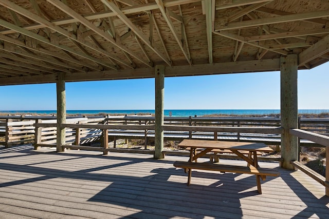 4701 Seastar Vis, Destin, FL 32541 - wooden terrace featuring a water view