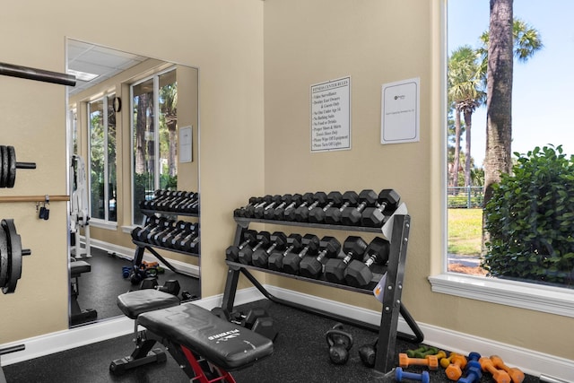 4701 Seastar Vis, Destin, FL 32541 - gym featuring baseboards