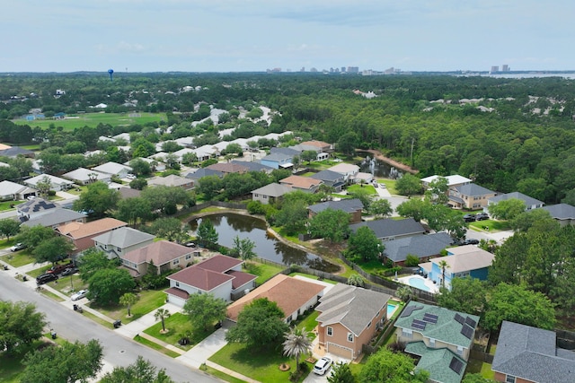 137 Loblolly Bay Dr, Santa Rosa Beach, FL 32459 - aerial perspective of suburban area with a nearby body of water