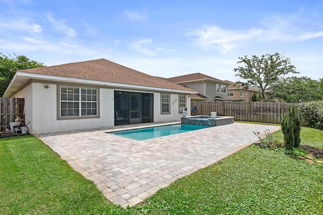 137 Loblolly Bay Dr, Santa Rosa Beach, FL 32459 - view of pool featuring a patio and a pool with connected hot tub