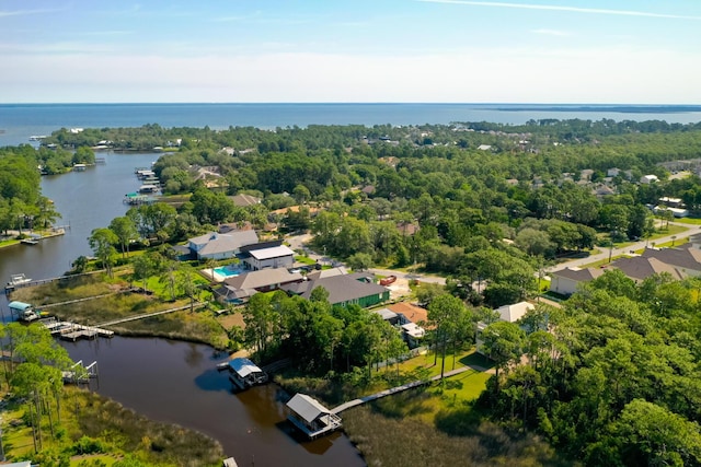 95 Bluebell Cir, Santa Rosa Beach, FL 32459 - bird's eye view of a nearby body of water