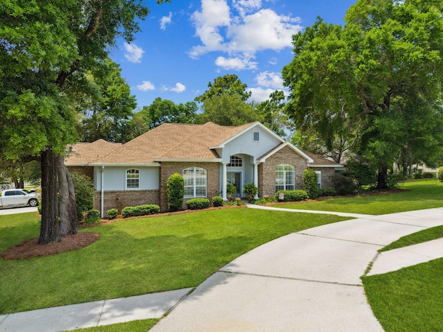 2009 Kildare Cir, Niceville, FL 32578 - ranch-style home featuring a front lawn, brick siding, and roof with shingles