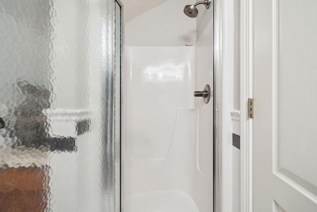 2009 Kildare Cir, Niceville, FL 32578 - full bathroom featuring a shower stall and a textured ceiling