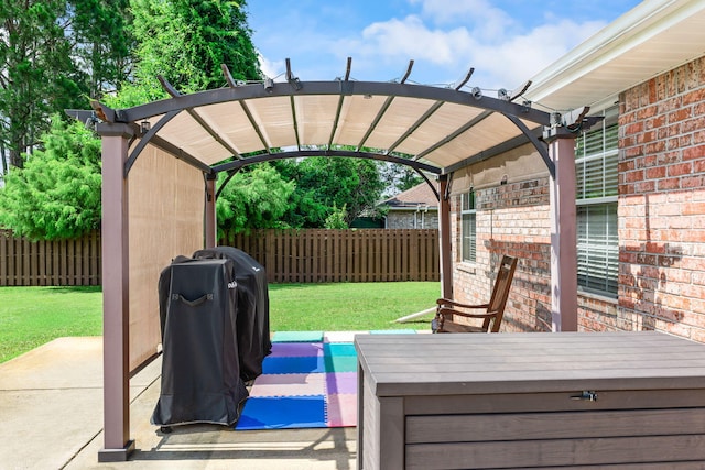2424 Pineneedle Dr, Navarre, FL 32566 - view of patio / terrace with a grill
