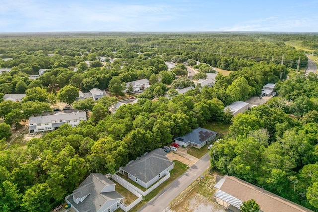 736 Commanche St, Fort Walton Beach, FL 32547 - aerial view of residential area featuring a forest