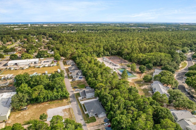 736 Commanche St, Fort Walton Beach, FL 32547 - aerial overview of property's location featuring a heavily wooded area