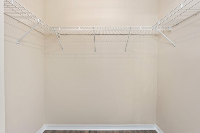3167 Border Creek Dr, Crestview, FL 32539 - spacious closet featuring dark wood finished floors