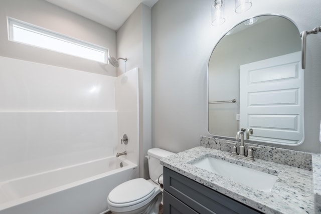 1432 Madelyn Woods Dr, Pensacola, FL 32506 - full bathroom featuring toilet,  shower combination, and vanity
