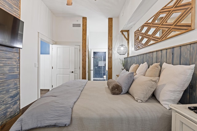 bedroom with ensuite bath