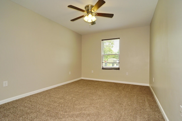 1422 Oakwood Lakes Blvd, Defuniak Springs, FL 32433 - carpeted spare room featuring ceiling fan and baseboards