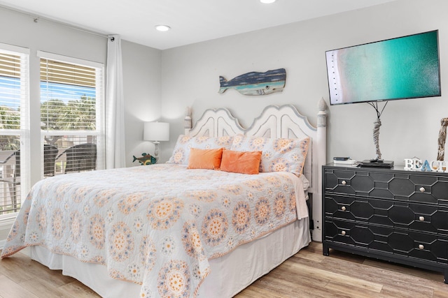 775 Gulf Shore Dr Unit 8250, Destin, FL 32541 - bedroom with wood finished floors and recessed lighting