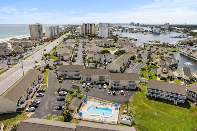 775 Gulf Shore Dr Unit 8250, Destin, FL 32541 - aerial view of a nearby body of water and a pool