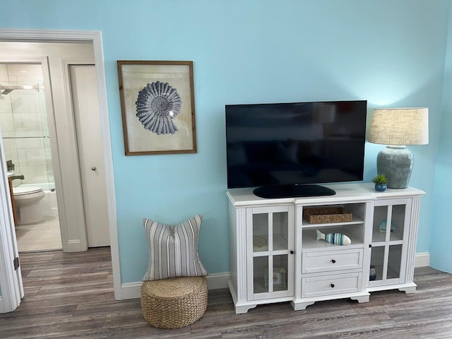 1096 Scenic Gulf Dr Ph 1610, Miramar Beach, FL 32550 - detailed view of wood finished floors and baseboards