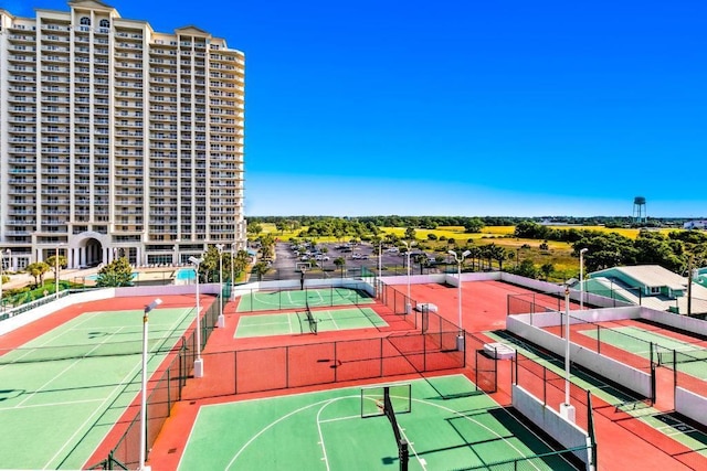1096 Scenic Gulf Dr Ph 1610, Miramar Beach, FL 32550 - view of tennis court with fence