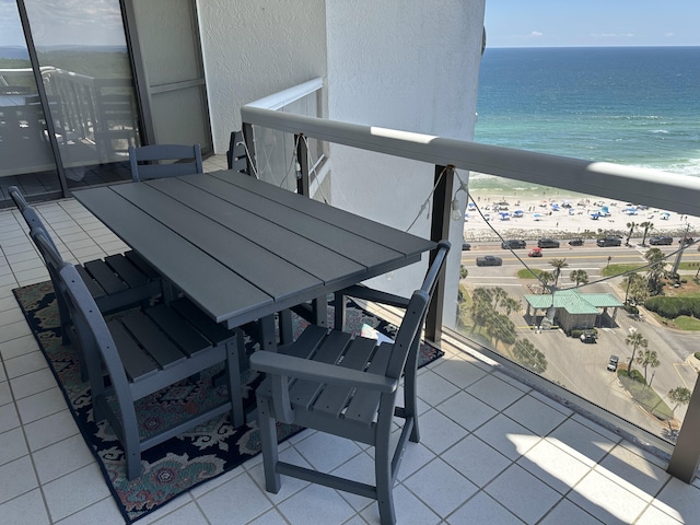 1096 Scenic Gulf Dr Ph 1610, Miramar Beach, FL 32550 - balcony featuring view of water and beach