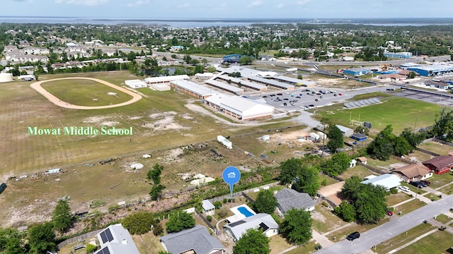 aerial view of property and surrounding area