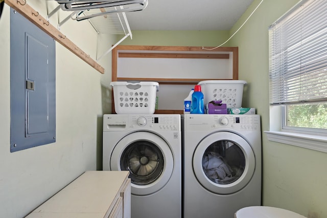 4485 Luke Ave Unit B, Destin, FL 32541 - washroom with washer and clothes dryer and electric panel