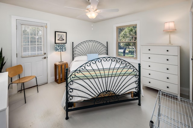 327 NE Yacht Club Dr, Fort Walton Beach, FL 32548 - bedroom with a ceiling fan