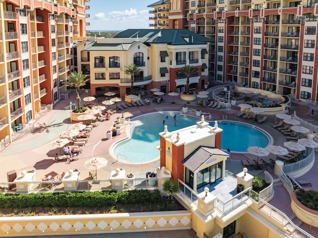 view of community pool