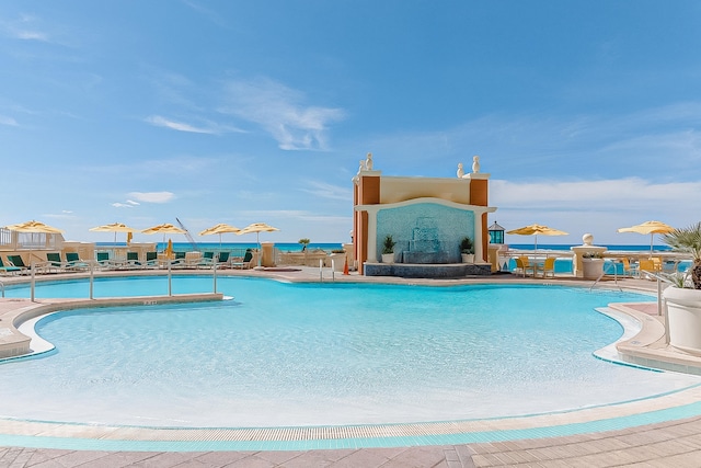 view of community pool