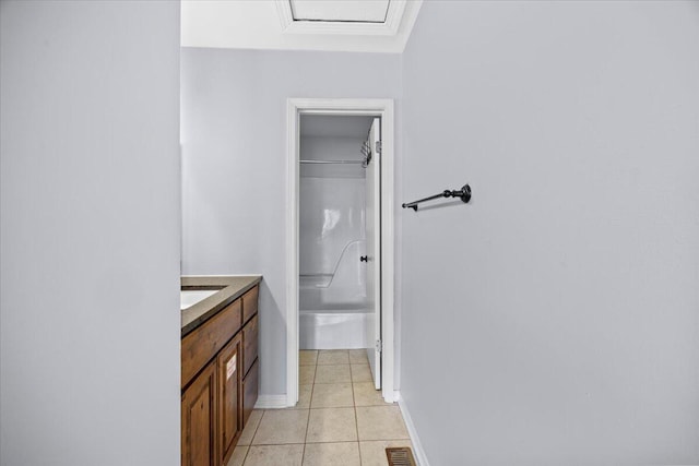 25 Misty Cv Unit 118, Miramar Beach, FL 32550 - full bathroom with vanity, tile patterned floors, and baseboards