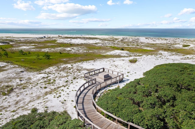 water view with local beach