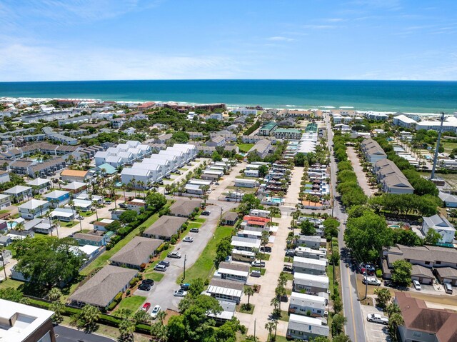 drone / aerial view of a large body of water