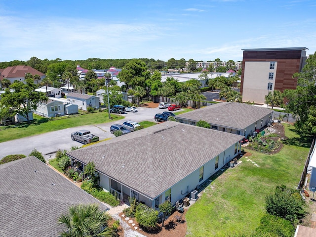 aerial perspective of suburban area