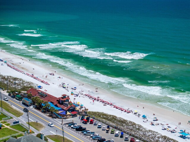bird's eye view of expansive coastline