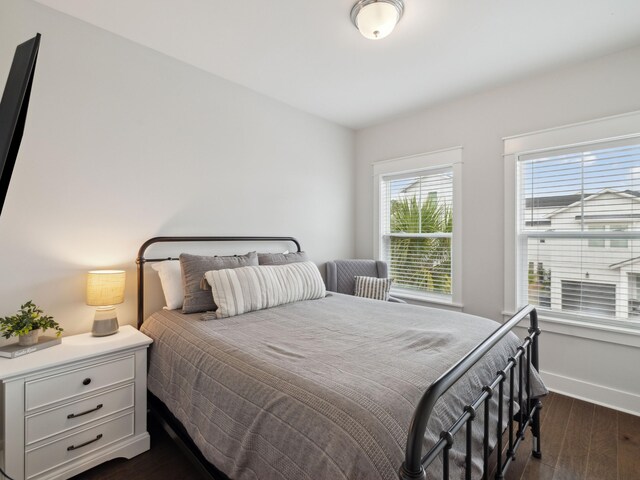 190 Valdare Ln, Inlet Beach, FL 32461 - bedroom featuring dark wood-style floors and baseboards