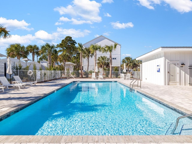 190 Valdare Ln, Inlet Beach, FL 32461 - community pool with a patio and fence