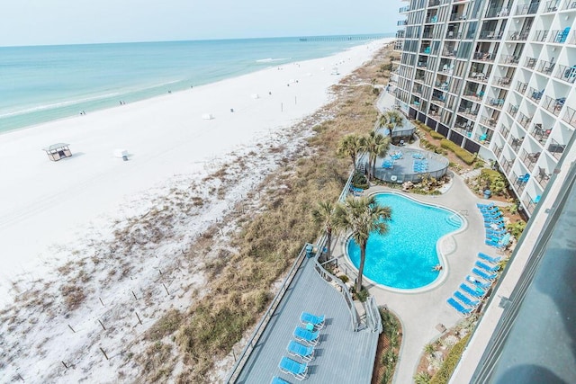 11347 Front Beach Rd # 601, Panama City Beach, FL 32407 - aerial view of a pool and unending shoreline