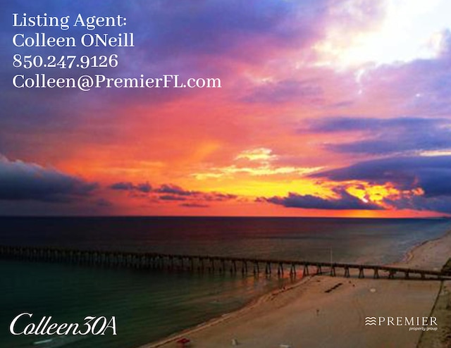 11347 Front Beach Rd # 601, Panama City Beach, FL 32407 - water view featuring nearby beach