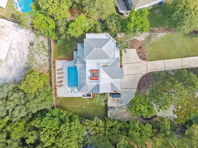 241 Overlook Dr, Miramar Beach, FL 32550 - aerial view of property and surrounding area with a pool area