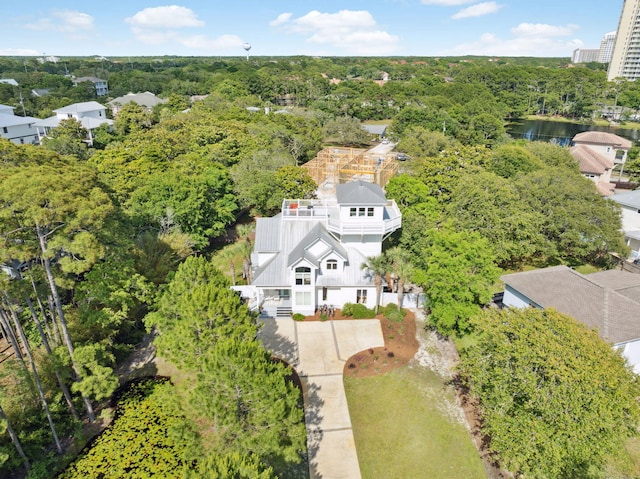 241 Overlook Dr, Miramar Beach, FL 32550 - bird's eye view of a heavily wooded area