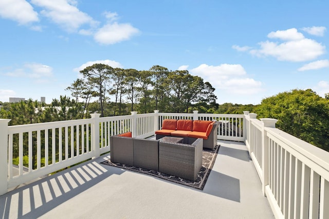 241 Overlook Dr, Miramar Beach, FL 32550 - view of patio / terrace featuring an outdoor living space