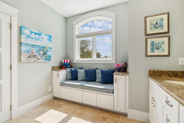 241 Overlook Dr, Miramar Beach, FL 32550 - living area featuring baseboards
