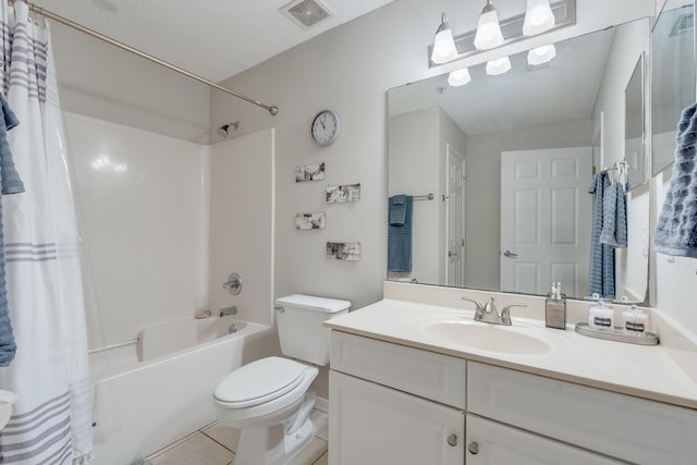 4274 Calinda Ln Unit 225, Niceville, FL 32578 - full bath with toilet, tile patterned flooring, shower / bathtub combination with curtain, and vanity