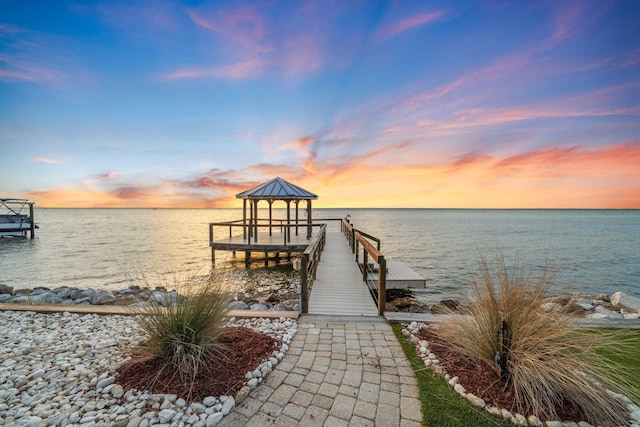 411 Calhoun Ave, Destin, FL 32541 - dock area featuring a water view