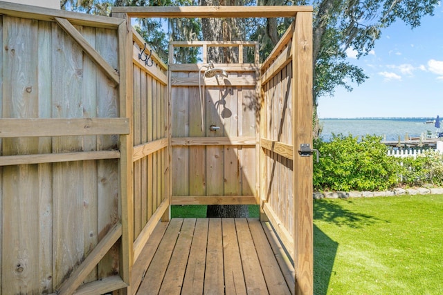 411 Calhoun Ave, Destin, FL 32541 - deck with a water view