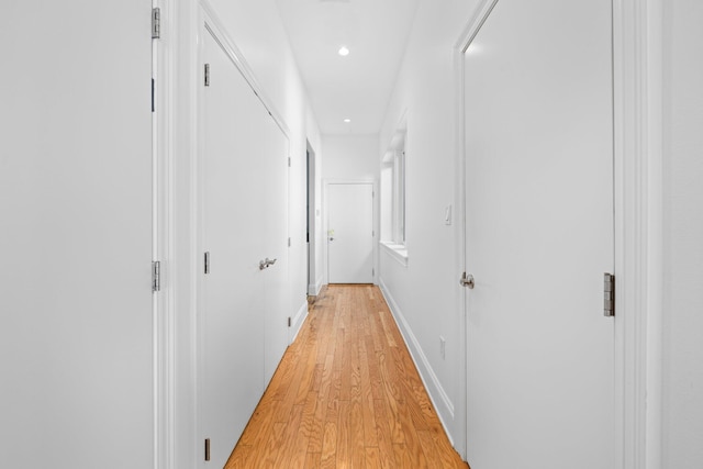 411 Calhoun Ave, Destin, FL 32541 - corridor featuring light wood-type flooring and recessed lighting