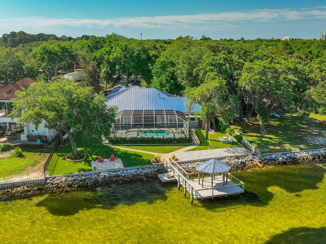 411 Calhoun Ave, Destin, FL 32541 - view of subject property featuring a pool