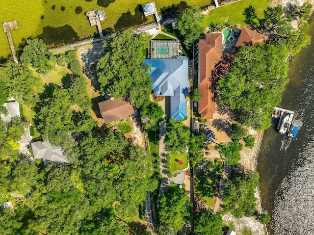 411 Calhoun Ave, Destin, FL 32541 - drone / aerial view of a large body of water