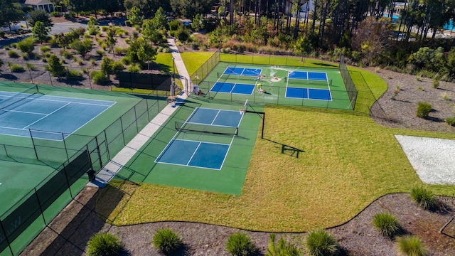 view of tennis court